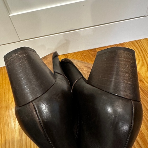 Michael Kors leather chocolatete brown leather ankle boots sz 6.5 - Picture 5 of 7